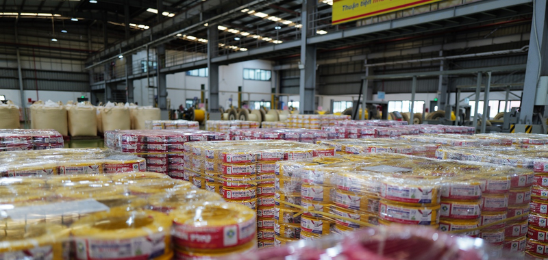 Bao bì và tem khiên Trần Phú mới ra mắt chính thức trên các sản phẩm dây, cáp điện dân dụng từ tháng 11/2025. Ảnh: TRAFUCO