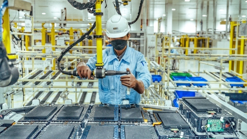 Sản xuất công nghiệp đã và đang khẳng định vị thế là trụ cột phát triển kinh tế của Hưng Yên. Ảnh: Nam Nguyễn.