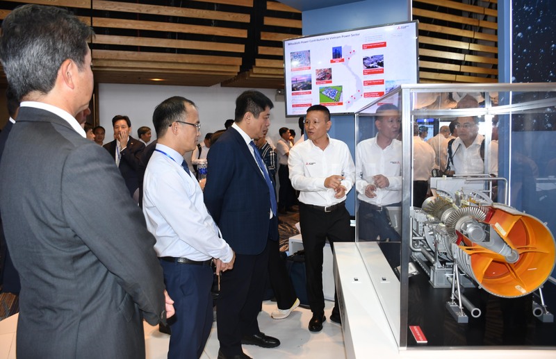 Một công nghệ được Mitsubishi Power giới thiệu ở Techshow 2025. Ảnh: Minh Khuê.