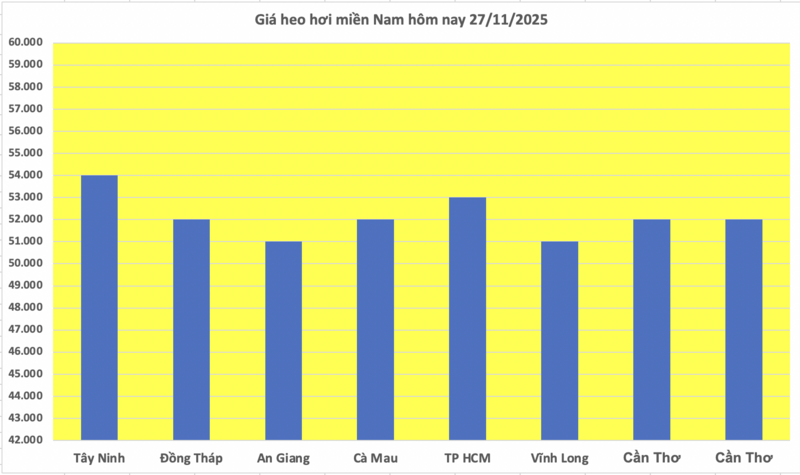 Prix ​​du porc aujourd'hui, 27 novembre 2025 : région Centre, augmentation de 1 000 VND/kg - 3
