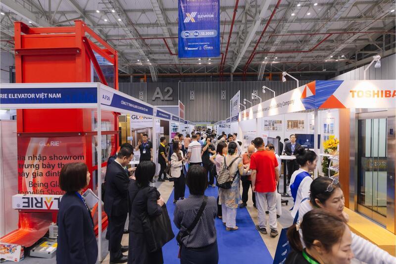 Vietnam Elevator Expo 2025 tạo nhịp cầu giao thương cho doanh nghiệp trong và ngoài nước. Ảnh minh họa