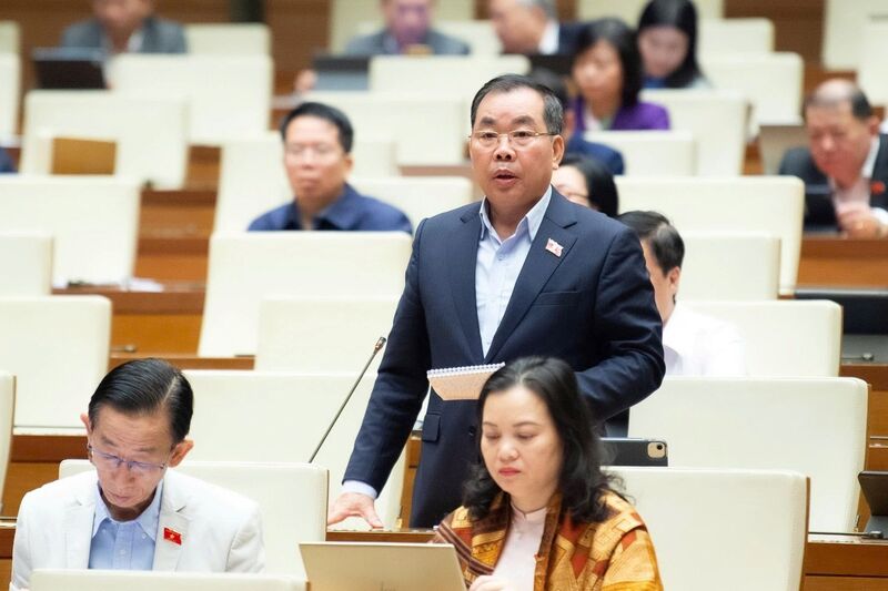 Đại biểu Nguyễn Quang Huân - đoàn TP. Hồ Chí Minh. Ảnh: QH