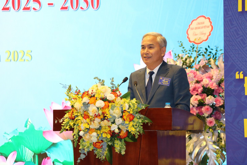 Tổng giám đốc Tập đoàn Vũ Anh Tuấn ghi nhận, đánh giá cao những nỗ lực, kết quả đạt được của Công đoàn Cơ quan trong giai đoạn vừa qua