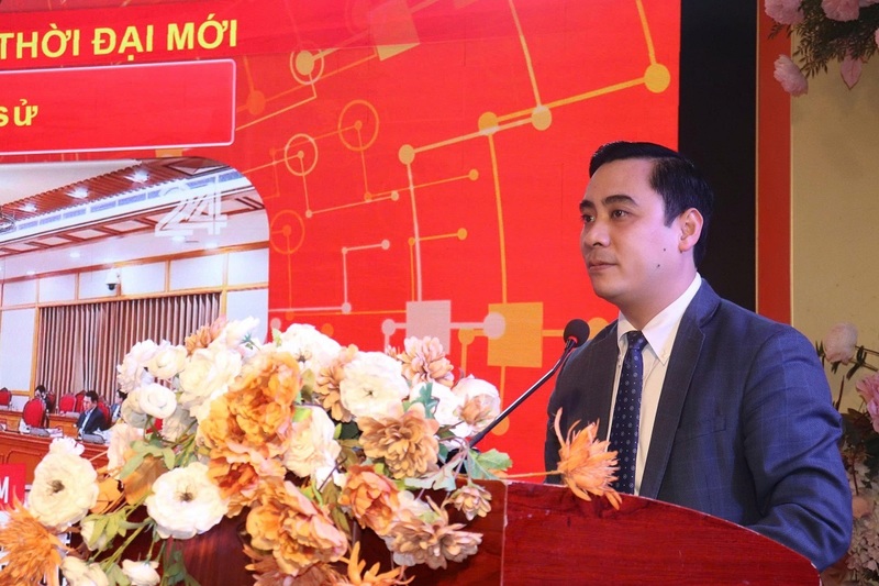 Ông Lê Thành Đông, Giám đốc Sở KH&CN Hà Tĩnh phát biểu. Ảnh: Sở KH&CN Hà Tĩnh