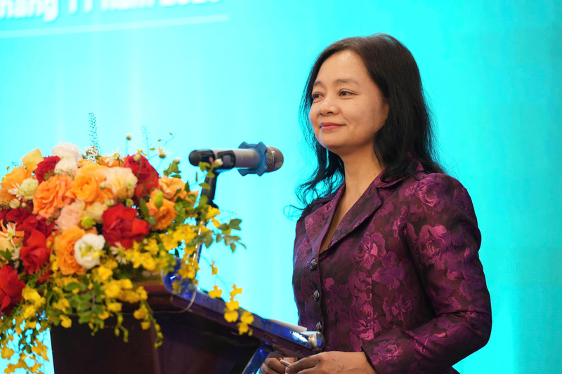 Bà Nguyễn Thị Lâm Giang - Cục trưởng Cục Đổi mới sáng tạo, Chuyển đổi xanh và Khuyến công. Ảnh: ĐCK