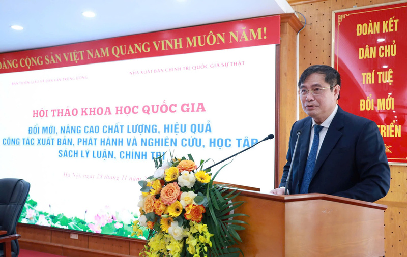 Đồng chí Phan Xuân Thủy - Phó Trưởng ban, Ban Tuyên giáo và Dân vận Trung ương. Ảnh: Nhà xuất bản Chính trị quốc gia Sự thật.