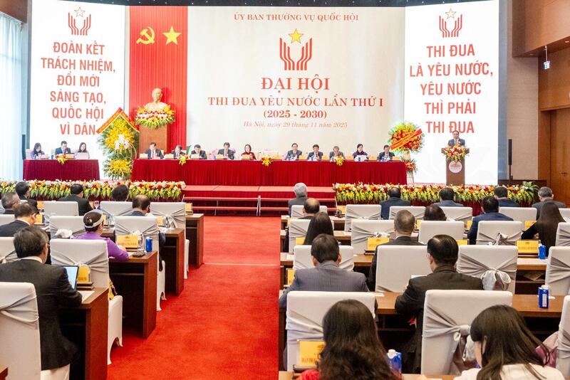 Đại hội thi đua yêu nước Ủy ban Thường vụ Quốc hội lần thứ I, giai đoạn 2025 - 2030