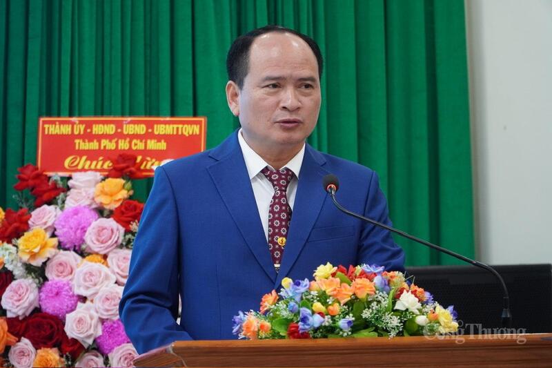 Giám đốc Ban quản lý Vườn quốc gia Côn Đảo Nguyễn Khắc Pho phát biểu tại sự kiện.