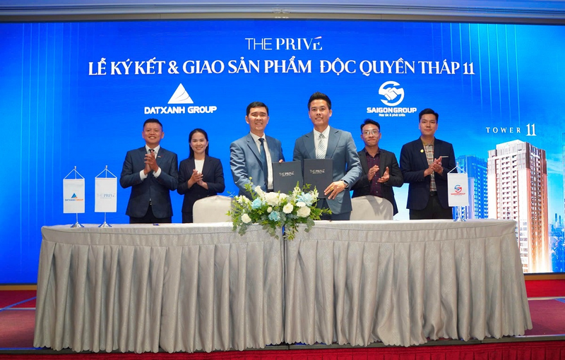 Sài Gòn Group tham dự Lễ Ký kết & Giao sản phẩm độc quyền tháp 11 The Privé