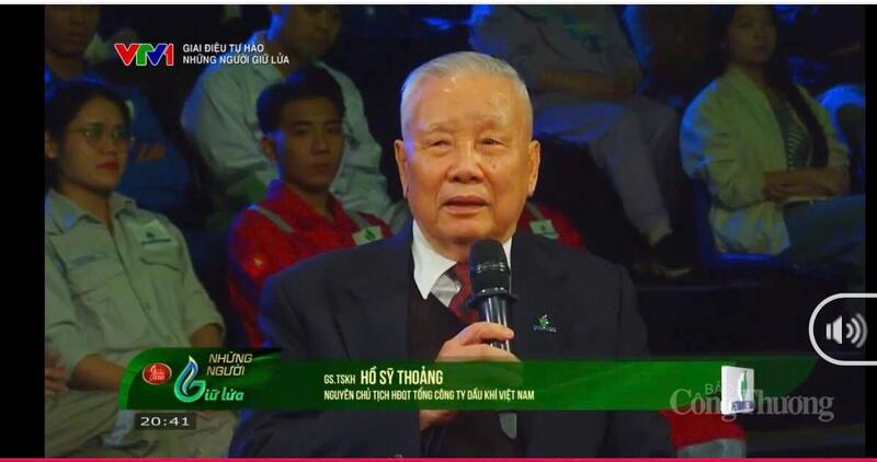 Giáo sư, Tiến sĩ khoa học Hồ Sĩ Thoảng, nguyên Chủ tịch Hội đồng quản trị, Tổng Giám đốc Tổng công ty Dầu khí Việt Nam. Ảnh: Hoa Quỳnh