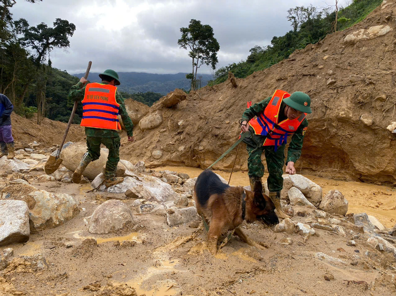Mưa quá lớn phá vỡ kết cấu đất gây sạt lở nghiêm trọng ở một số xã miền núi (Ảnh: Tìm kiếm nạn nhân trong vụ sạt lở đất tại xã Hùng Sơn hồi nửa cuối tháng 11/2025)