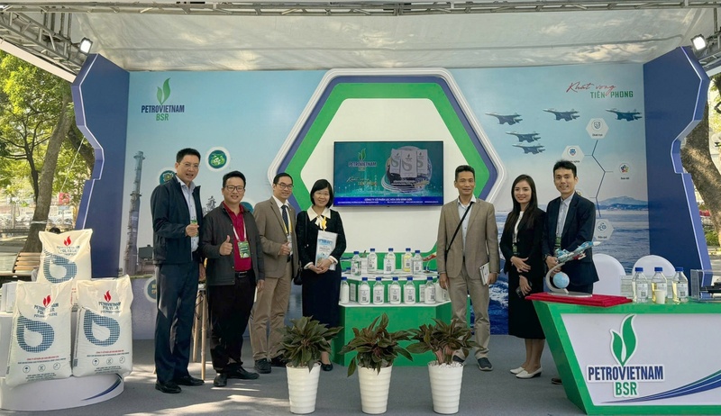 Gian hàng trưng bày sản phẩm của BSR tại Hội nghị Hóa học toàn quốc lần thứ 9 (Ảnh BSR)