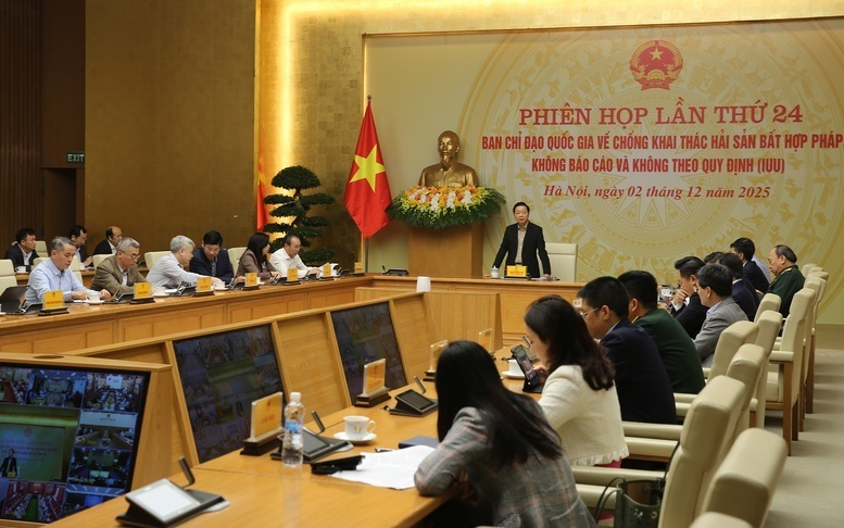 Phó Thủ tướng nhấn mạnh, từ nay đến ngày 15/12 là thời hạn quan trọng để hoàn tất các nhiệm vụ, giải quyết các vấn đề tồn đọng liên quan đến phòng, chống IUU - Ảnh: VGP/Minh Khôi