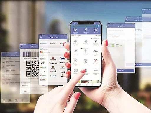 Vietnams digitale betalingsrate vokser sterkt. Illustrasjonsbilde