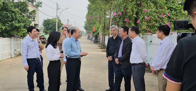 Tỉnh Thanh Hóa đang đẩy mạnh Chương trình xây dựng NTM sau khi thực hiện chính quyền địa phương 2 cấp. Ảnh: Văn Đại