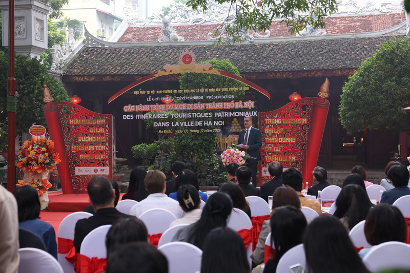 Buổi giới thiệu Sáng kiến các hành trình du lịch di sản tại Hà Nội.