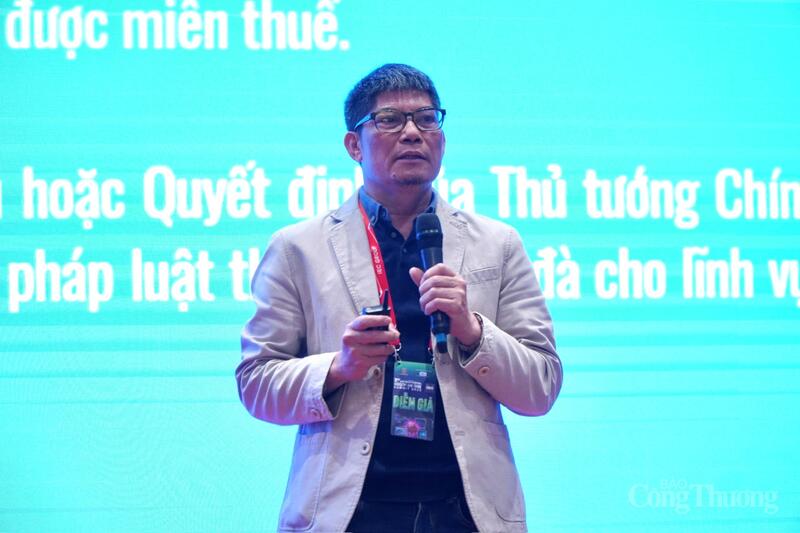 Ông Đoàn Quốc Tâm, Trưởng Ban Hợp tác, Hiệp hội Thương mại điện tử Việt Nam (VECOM) cho biết xu hướng xuất khẩu qua nền tảng số đang mở ra cơ hội mới cho doanh nghiệp nhỏ và vừa. Ảnh: Minh Trang