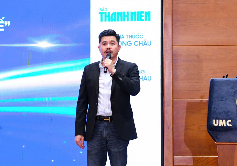 Ông Ngô Quốc Bảo - Giám đốc cấp cao trải nghiệm khách hàng, Marketing & Truyền thông hệ thống nhà thuốc và Trung tâm tiêm chủng Long Châu.