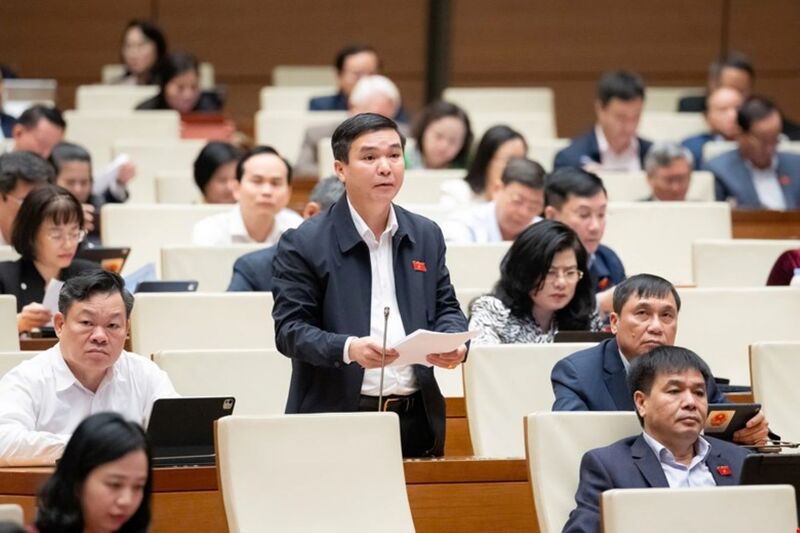 Đại biểu Hà Sĩ Huân (đoàn Thái Nguyên). Ảnh: QH