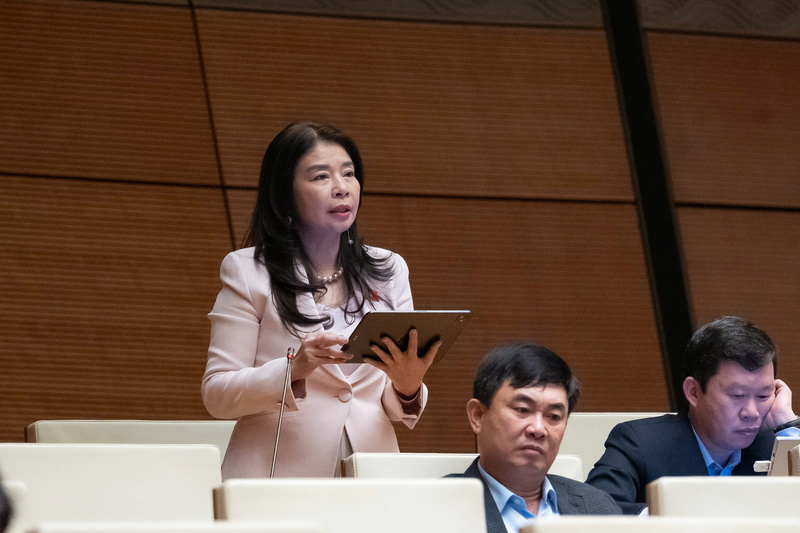 Đại biểu Lê Thu Hà - đoàn Lào Cai