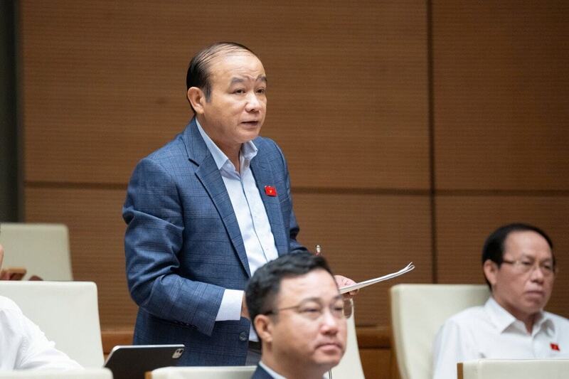 Delegatul La Thanh Tan (delegația Hai Phong). Fotografie: Biroul Adunării Naționale