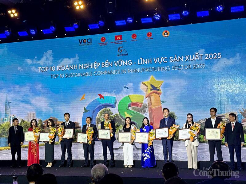 Lễ công bố các doanh nghiệp bền vững tại Việt Nam 2025 (CSI). Ảnh: Diệu Anh.