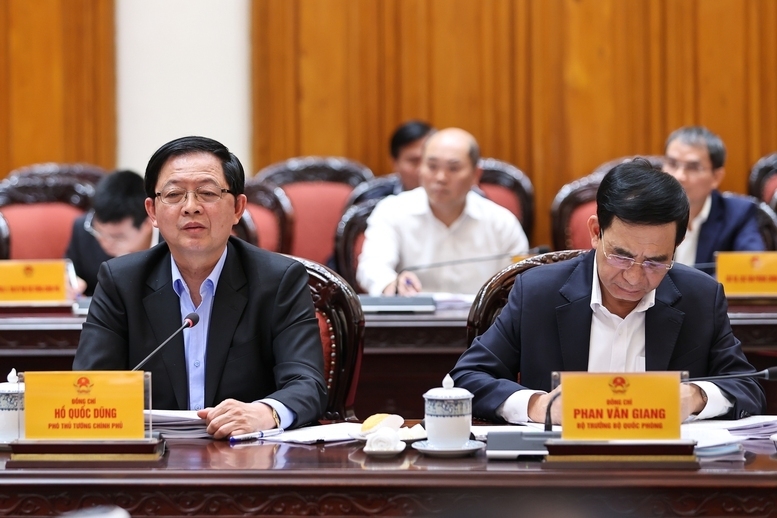 Phó Thủ tướng Hồ Quốc Dũng phát biểu. Ảnh: VGP/Nhật Bắc