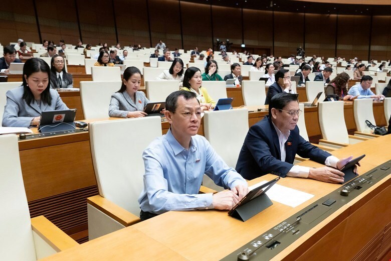 Các đại biểu Quốc hội tại phiên họp