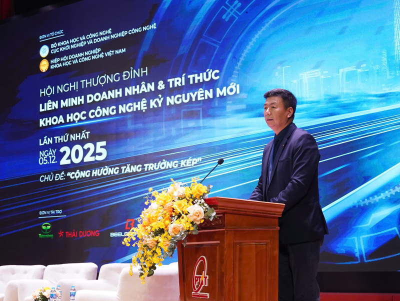 Ông Trần Xuân Đích - Phó Cục trưởng Cục Khởi nghiệp và Doanh nghiệp Công nghệ phát biểu.