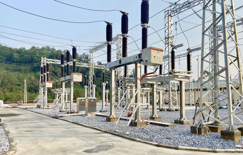 Trạm biến áp 110kV Nà Phặc có công suất 25MVA với gần 15km đường dây đấu nối