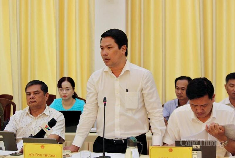 Ông Hà Vũ Sơn – Giám đốc Sở Công Thương TP. Cần Thơ phát biểu tại hội nghị. Ảnh: Khánh Ngọc