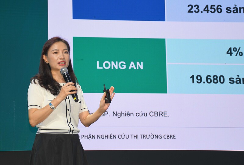 Bà Dương Thùy Dung - Giám đốc điều hành CBRE Việt Nam. Ảnh: Minh Khuê.