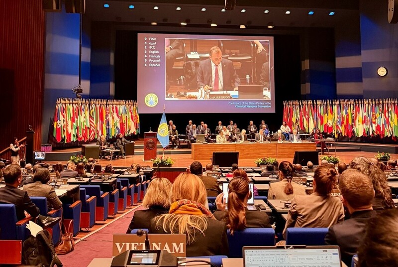 Delegația vietnameză a adus contribuții pozitive la CSP 30, afirmându-și hotărârea de a se alătura țărilor din întreaga lume în lupta împotriva armelor chimice.