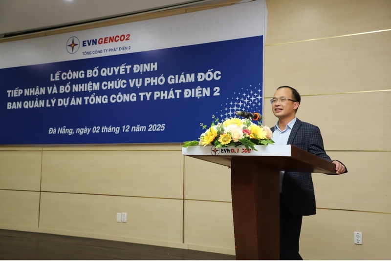 Ông Nguyễn Hữu Thịnh phát biểu giao nhiệm vụ