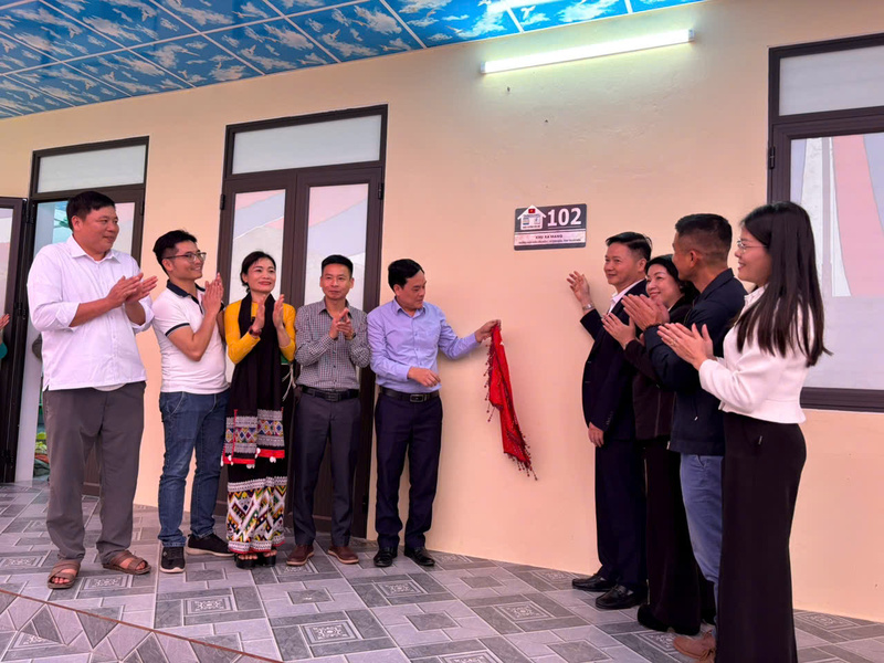 Khánh thành điểm trường mầm non Sơn Điện 1.