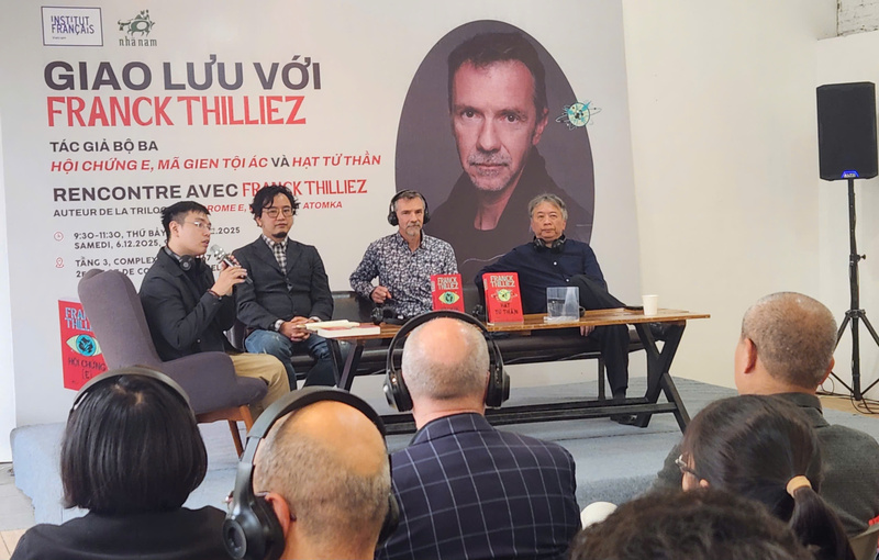 Quang cảnh buổi giao lưu. Ảnh: QL