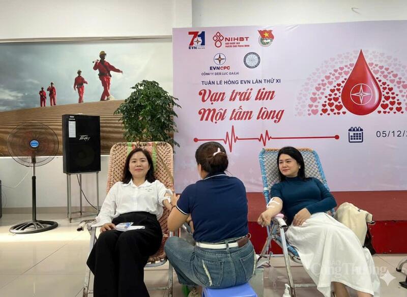 Nhiều năm qua, phong trào hiến máu tình nguyện tại PC Gia Lai được duy trì thường xuyên và nhận được sự hưởng ứng tích cực từ đội ngũ người lao động.