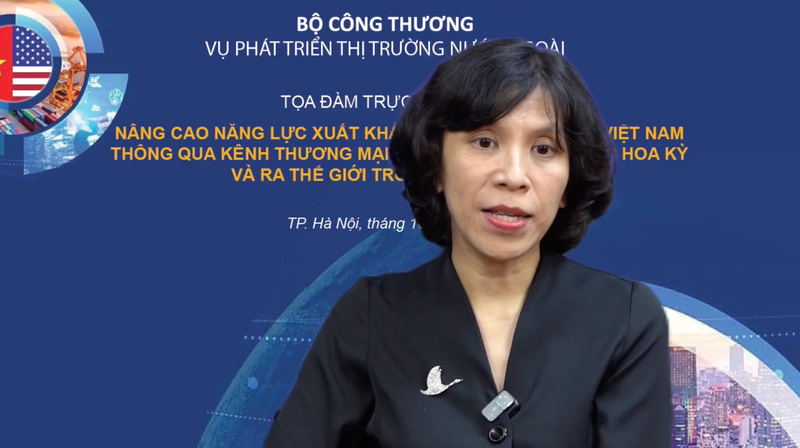Bà Lại Việt Anh, Phó Cục trưởng Cục Thương mại điện tử và Kinh tế số, Bộ Công Thương.