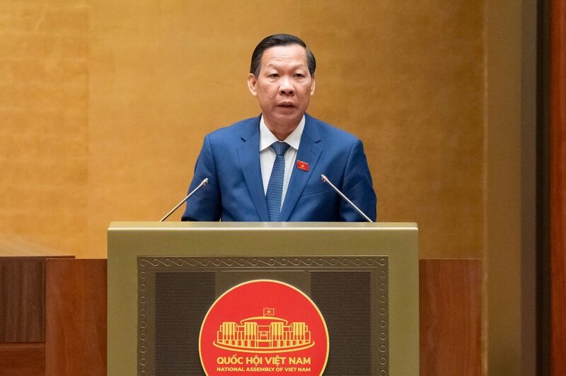 Chủ nhiệm Ủy ban Kinh tế và Tài chính Phan Văn Mãi. Ảnh: QH