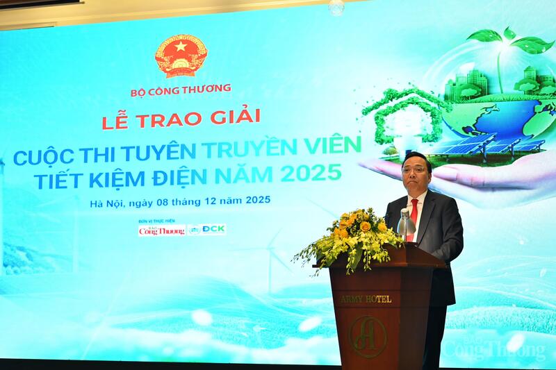 Thứ trưởng Bộ Công Thương Nguyễn Hoàng Long phát biểu tại sự kiện.