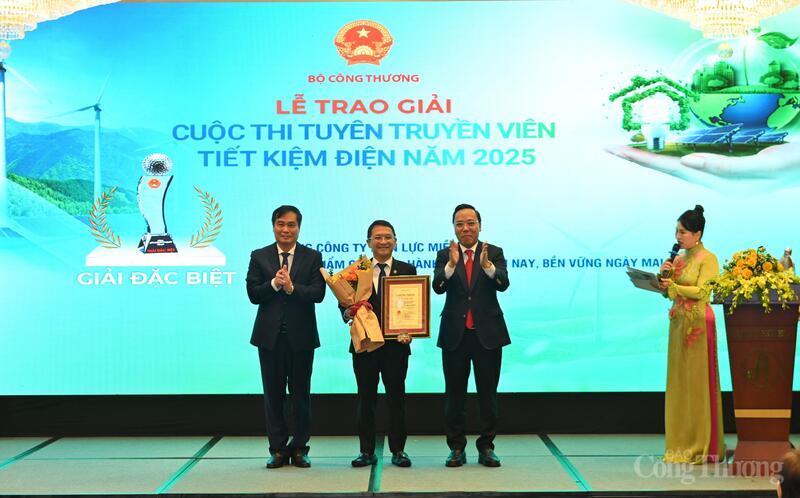 Tổng công ty Điện lực miền Bắc nhận giải Đặc biệt.