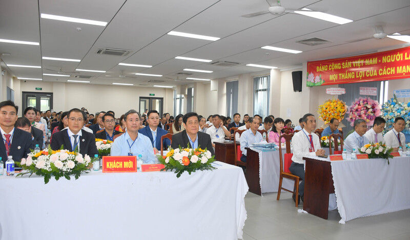 Đại biểu tham dự Đại hội Đại biểu Hội Doanh nghiệp Bà Điểm nhiệm kỳ I (2025 - 2030). Ảnh: Minh Khuê.