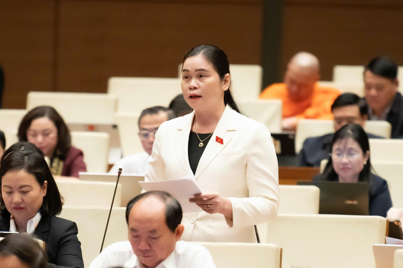 Đại biểu Ma Thị Thuý - đoàn Tuyên Quang.