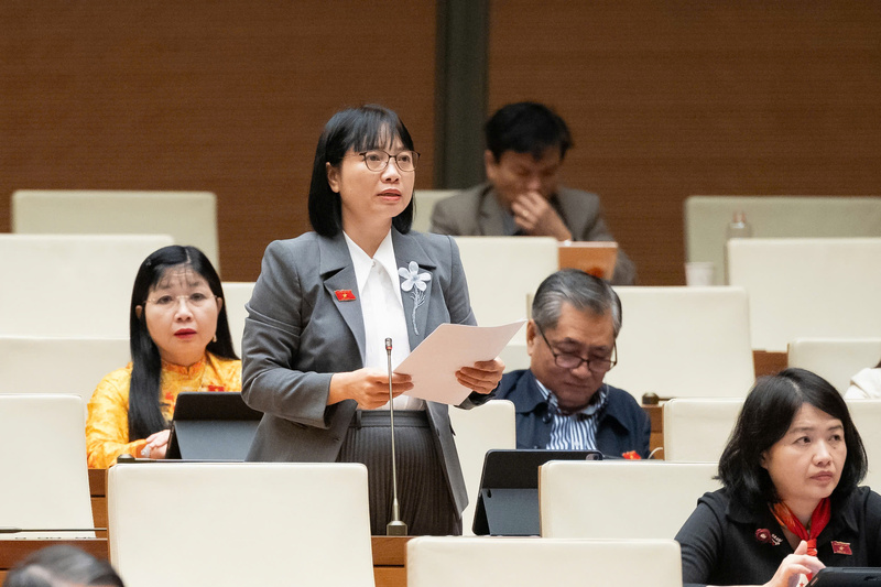 Đại biểu Nguyễn Thị Việt Nga - đoàn Hải Phòng.