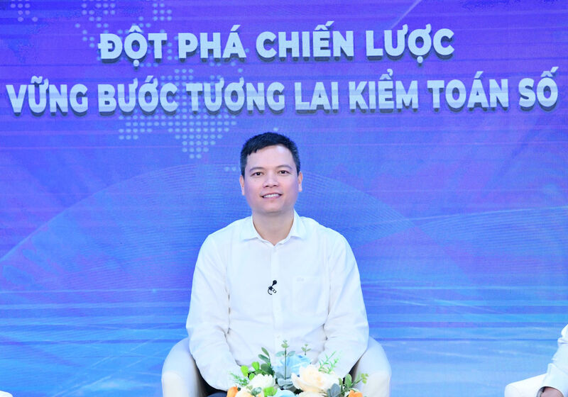 Ông Phạm Huy Thông, Phó Cục trưởng phụ trách Cục Công nghệ thông tin, Kiểm toán Nhà nước. Ảnh: Thu Hường