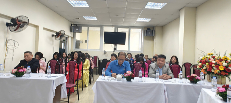 Các đại biểu, công nhân viên chức người lao động Trung tâm Y tế, Môi trường lao động Công Thương tại Đại hội.