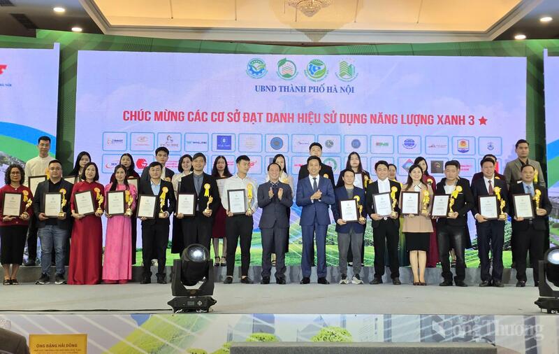 Các cơ sở đạt danh hiệu sử dụng Năng lượng xanh 3 sao năm 2025
