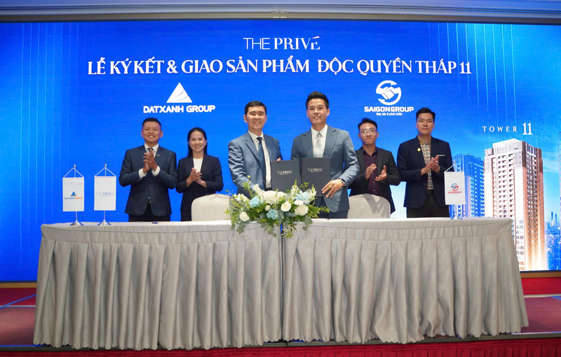 Sài Gòn Group tham dự Lễ ký kết và giao sản phẩm độc quyền Tháp 11 The Privé