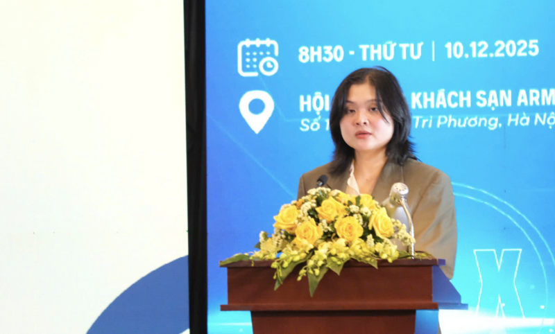 Bà Vũ Minh Anh, Giám đốc phụ trách phần mềm HKDO (Công ty CP Phần mềm Effect). Ảnh: L.A.