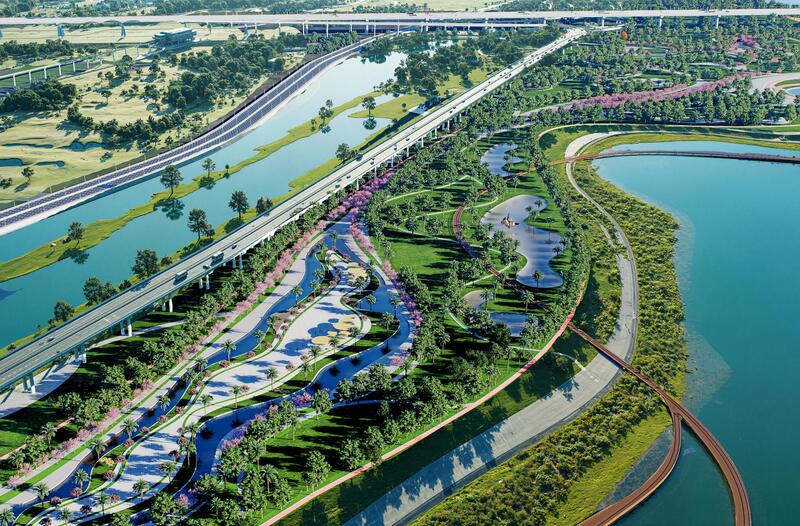 Dự án Trục đại lộ cảnh quan sông Hồng không chỉ là hạ tầng kết nối giao thông mà còn tạo nền tảng cho các khu đô thị xanh, không gian văn hoá – sinh thái dọc hai bên sông.